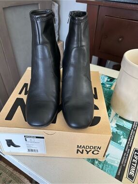 Madden NYC Women's Black Ankle Booties.  Worn 1x W11